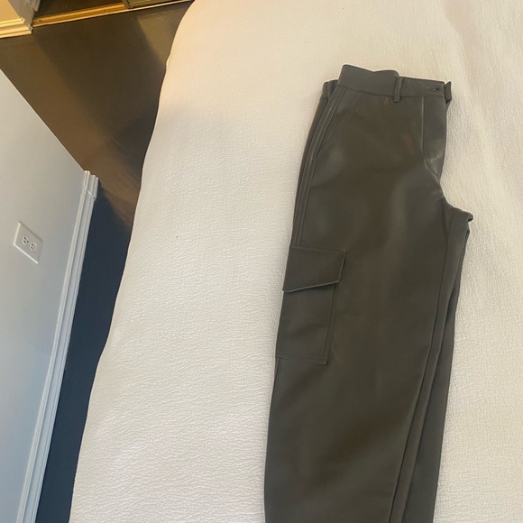 Super cozy and funky Leather pants from aritiza - Picture 2 of 7